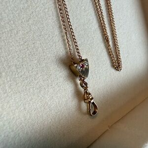 Gold Filled Victorian Slider Necklace